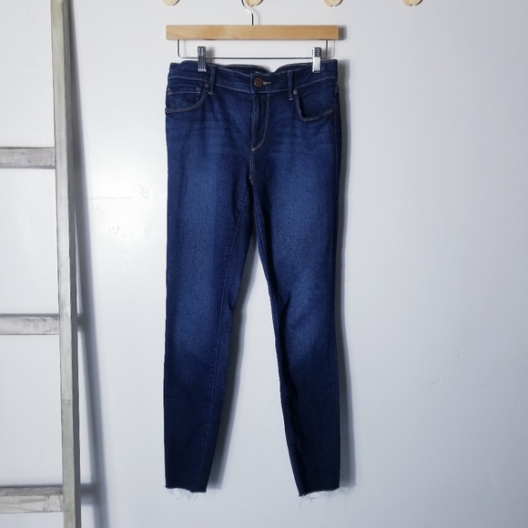 ANN TAYLOR LOFT MID RISE JEAN LEGGINGS SIZE 4 - Picture 1 of 14